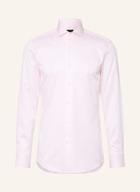 Boss Košile Hank Slim Fit bílá / světle růžová