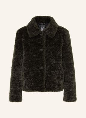 Fuchs Schmitt Bunda Z Plyšové Kožešiny Frankfurt khaki