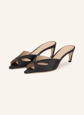 Victoria Beckham Mules Harlow Mask S Výřezy černá
