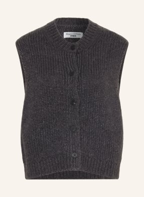 Marc O'polo Denim Pletená Vesta tmavě šedá