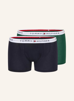 Tommy Hilfiger Balení 2 Ks Boxerek tmavě modrá / tmavě zelená