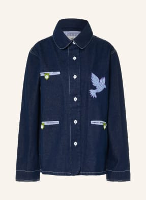 Lollys Laundry Džíny-Overshirt Eddall tmavě modrá