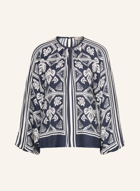 Mos Mosh Blusenshirt Mmmilkey Aus Satin blau