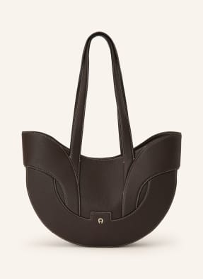 Aigner Shopper Sellina Large tmavě hnědá / zlatá