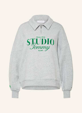 Tommy Hilfiger Sweat-Poloshirt grau