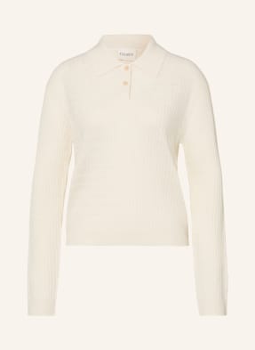 Closed Strick-Poloshirt weiss