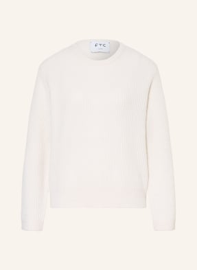 Ftc Cashmere Kašmírový Svetr bílá