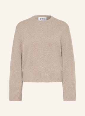 Ftc Cashmere Kašmírový Svetr černošedá
