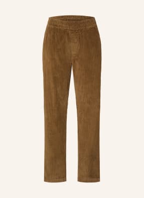 Nowadays Kordové Kalhoty Ve Stylu Joggingových Kalhot, Střih Regular Fit tmavě hnědá