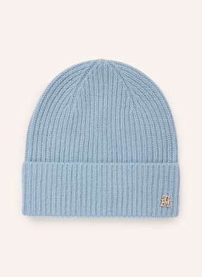 Tommy Hilfiger Cashmere-Mütze blau