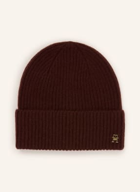 Tommy Hilfiger Cashmere-Mütze rot