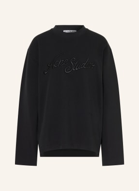Acne Studios Tričko S Dlouhým Rukávem černá