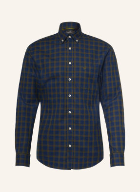 Fynch-Hatton Košile Slim Fit tmavě modrá / khaki