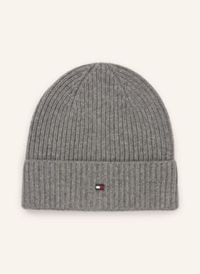 Tommy Hilfiger Cashmere-Mütze grau