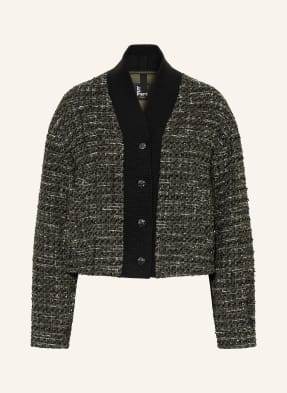 Riani Kastenjacke Aus Bouclé Mit Glitzergarn gruen