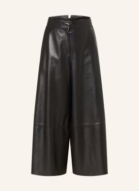 Riani Kožené Culotte černá