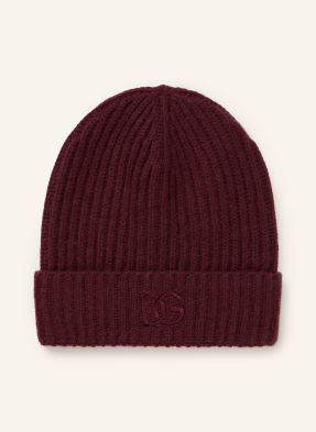 Dolce & Gabbana Cashmere-Mütze rot