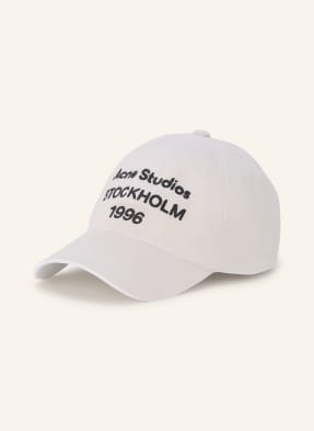 Acne Studios Cap bílá / černá