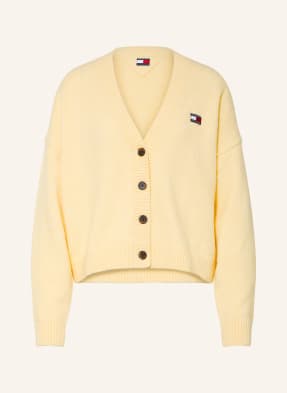 Tommy Jeans Pletený Svetr tmavě žlutá