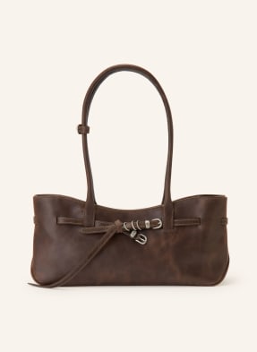 Marge Sherwood Schultertasche Grandma Used Shoulder Bag braun