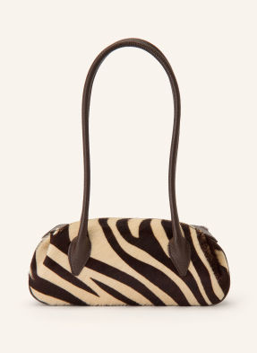 Yuzefi Schultertasche Oyster Mini braun