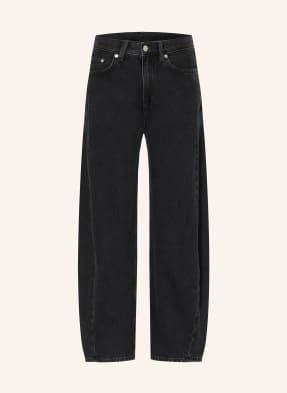Arket Barrel Džíny 009 denim black dark