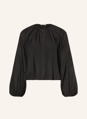 Lilienfels Satinbluse Aus Seide schwarz