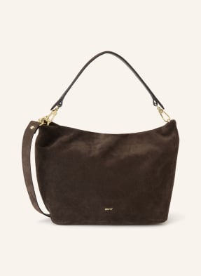 Abro Kabelka Přes Rameno Ebony Large tmavě hnědá / zlatá