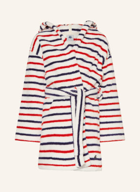 Petit Bateau Župan S Kapucí bílá / červená / modrá