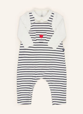 Petit Bateau Sada: Lacláče A Body bílá / červená / černá