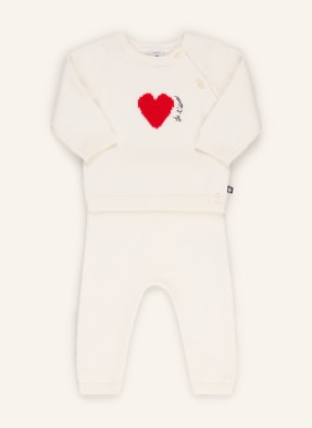 Petit Bateau Sada: Svetry A Pletené Kalhoty režná / červená