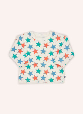 Petit Bateau Tričko S Dlouhým Rukávem krémová / tmavě oranžová / modrá
