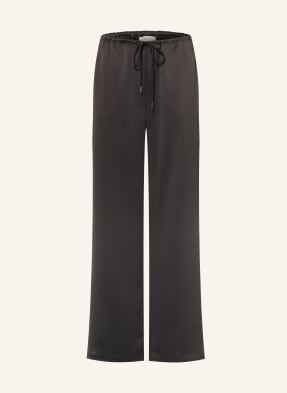 Juvia Marlenehose Florens Aus Satin grau