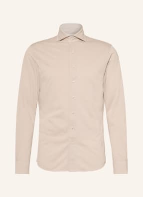 Profuomo Košile Slim Fit béžová / krémová
