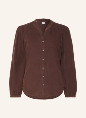 Brax Cordbluse Violet braun