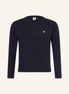 Petit Bateau Tričko S Dlouhým Rukávem tmavě modrá