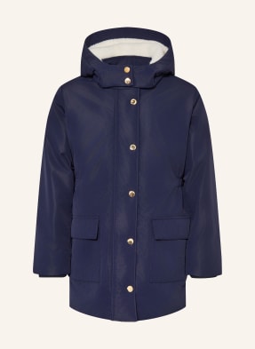 Petit Bateau Parka S Odnímatelnou Kapucí tmavě modrá