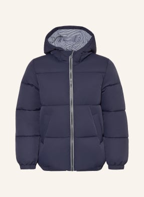 Petit Bateau Prošívaná Bunda tmavě modrá