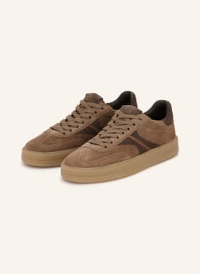 Kennel & Schmenger Sneakersy Box černošedá / tmavě hnědá