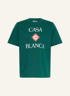 Casablanca Tričko zelená / červená / bílá