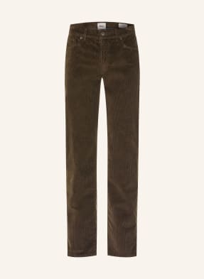 Brax Kordové Kalhoty Cadiz Straight Fit 53 chocolate