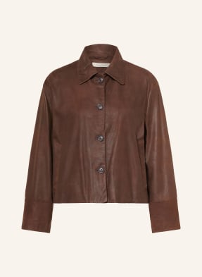 Lilienfels Leder-Overjacket braun