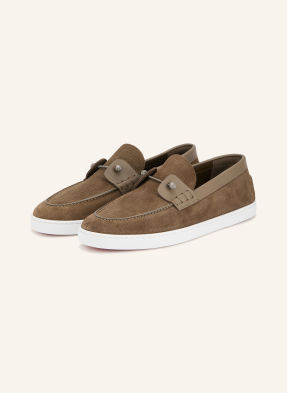 Christian Louboutin Mokasíny Chambeliboat hnědá
