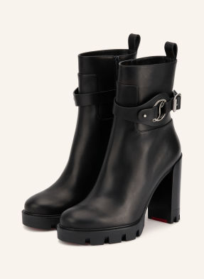 Christian Louboutin Kotníkové Boty Dianouchette Lug černá / stříbrná