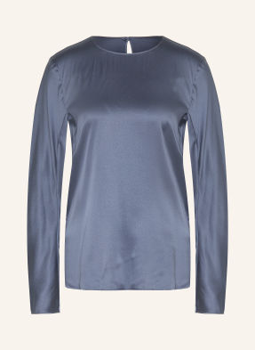 Mm By Max Mara Košilová Halenka Smalto S Hedvábím černošedá