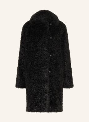 Hugo Teddyfell-Mantel Mimena schwarz
