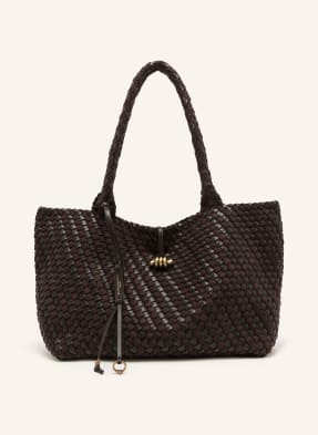 Gianni Chiarini Shopper Aurelie tmavě hnědá / zlatá