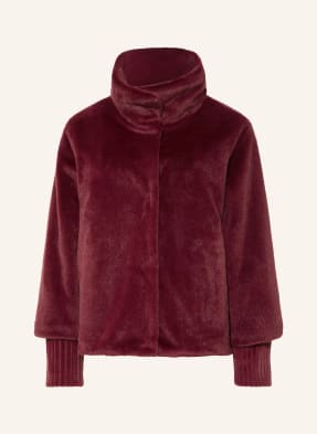 Lilienfels Kunstfell-Jacke rot