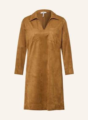 Cinque Kleid Cidenim In Lederoptik braun