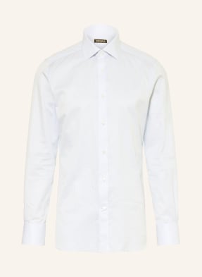 Zegna Košile Regular Fit tmavě modrá / bílá